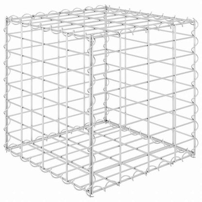 vidaXL キューブ ガビオン レイズドベッド スチール製 40x40x40cmホーム&ガーデン 芝&ガーデン ガーデニング 鉢植え・プランター(代引不可)