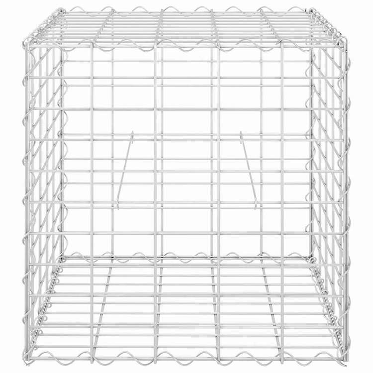 vidaXL キューブ ガビオン レイズドベッド スチール製 50x50x50cmホーム&ガーデン 芝&ガーデン ガーデニング 鉢植え・プランター(代引不可)