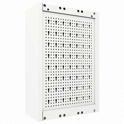 vidaXL 壁掛けツールキャビネット 工業用 金属製 グレー&ブラックハードウェア ハードウェアアクセサリ 工具収納・整理整頓 ツールキャビネット(代引不可)