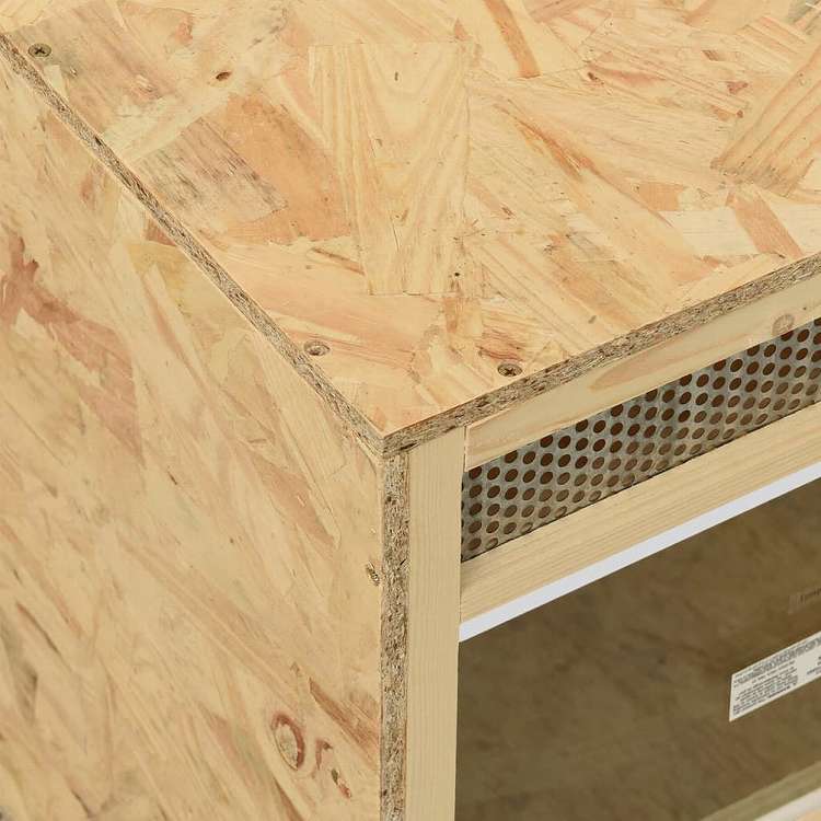 vidaXL テラリウム エンジニアリングウッド 100x47x47 cmAnimals & Pet Supplies ペット用品 小動物用品 小動物 飼育・ケージ(代引不可)