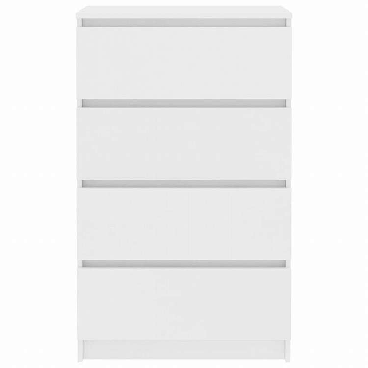 vidaXL サイドボード ホワイト 60x35x98.5cm エンジニアリングウッド家具 キャビネット&収納 サイドボード(代引不可)