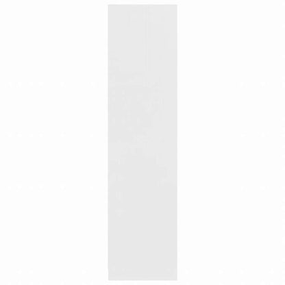 vidaXL ワードローブ ホワイト 100x50x200cm エンジニアリングウッド家具 キャビネット&収納 戸棚・ワードローブ(代引不可)