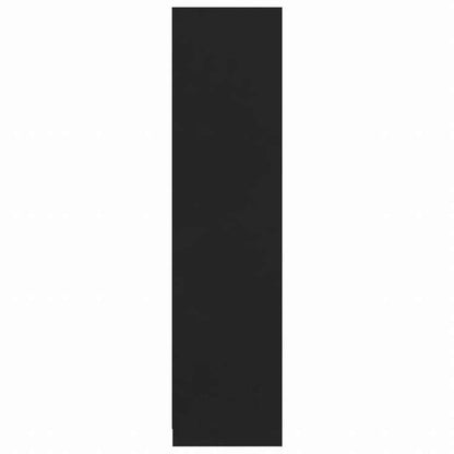 vidaXL ワードローブ ブラック 100x50x200cm エンジニアリングウッド家具 キャビネット&収納 戸棚・ワードローブ(代引不可)