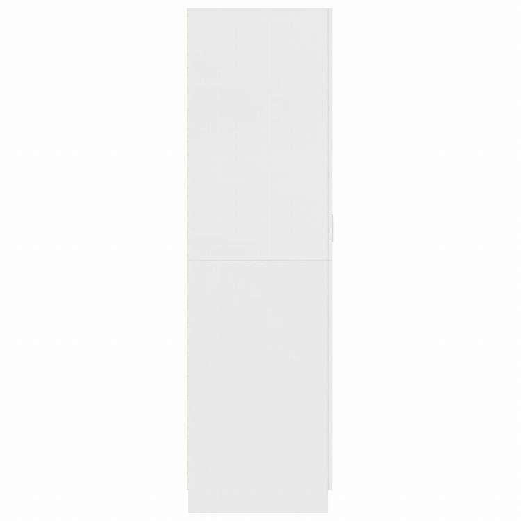 vidaXL ワードローブ ホワイト 80x52x180cm エンジニアリングウッド家具 キャビネット&収納 戸棚・ワードローブ(代引不可)