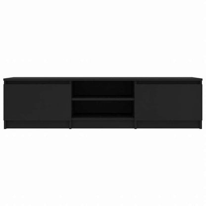 vidaXL TVキャビネット ブラック140x40x35.5cm エンジニアリングウッド家具 AVラック・テレビ台(代引不可)
