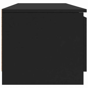 vidaXL TVキャビネット ブラック140x40x35.5cm エンジニアリングウッド家具 AVラック・テレビ台(代引不可)