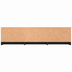 vidaXL TVキャビネット ブラック140x40x35.5cm エンジニアリングウッド家具 AVラック・テレビ台(代引不可)