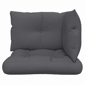 vidaXL パレットソファクッション 3点 アントラシート ファブリックホーム&ガーデン デコレーション チェア・ソファクッション(代引不可)