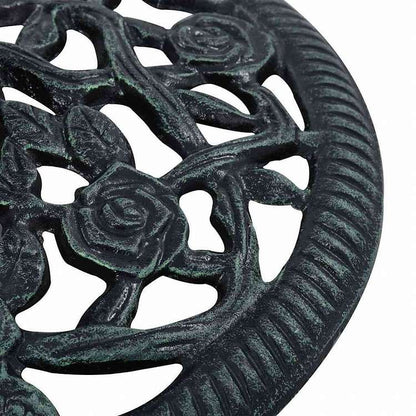 vidaXL パラソルベース 鋳鉄製 9kg 40cm グリーンホーム&ガーデン 芝&ガーデン アウトドアリビング アウトドアアンブレラ&パラソルアクセサリー 屋外用アンブレラ土台(代引不可)