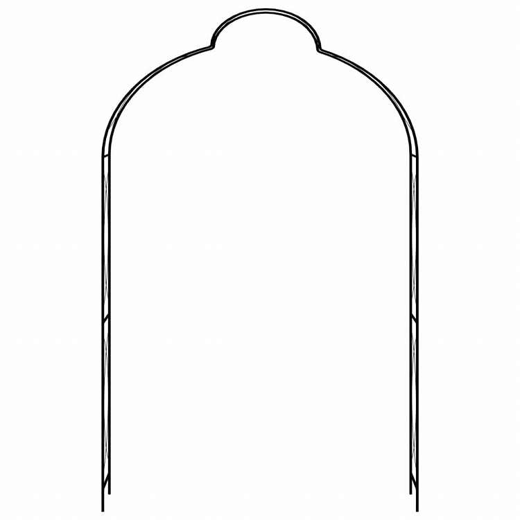 vidaXL ガーデンアーチ 150x34x240cm アイアン製 ブラックホーム&ガーデン 芝&ガーデン アウトドアリビング アウトドアストラクチャー ガーデンアーチ・トレリス・アーバー・ぺルゴラ(代引不可)