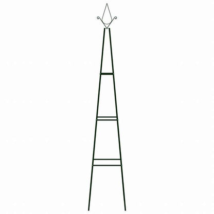 vidaXL つる性植物用 園芸ラック 2点 ダークグリーン 35x35x195cm 鉄製ホーム&ガーデン 芝&ガーデン アウトドアリビング アウトドアストラクチャー ガーデンアーチ・トレリス・アーバー・ぺルゴラ(代引不可)