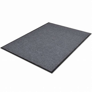 vidaXL PVCドアマット2点セット グレー 90x60 cmホーム&ガーデン デコレーション ドアマット(代引不可)