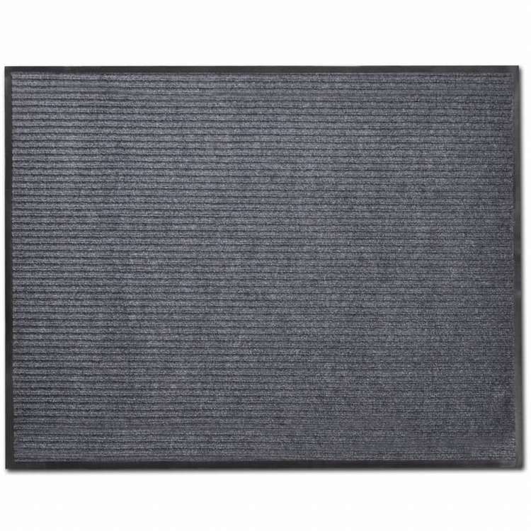 vidaXL PVCドアマット4点セット グレー 90x60cmホーム&ガーデン デコレーション ドアマット(代引不可)