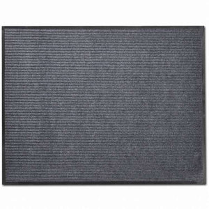 vidaXL PVCドアマット4点セット グレー 90x60cmホーム&ガーデン デコレーション ドアマット(代引不可)