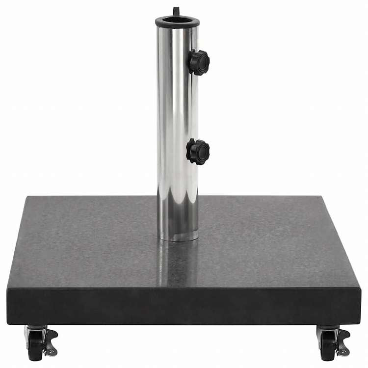 vidaXL パラソルベース 花こう岩 角型 30kg ブラックホーム&ガーデン 芝&ガーデン アウトドアリビング アウトドアアンブレラ&パラソルアクセサリー 屋外用アンブレラ土台(代引不可)