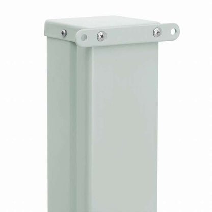 vidaXL パティオ用 引き込み式サイドオーニング 100x300cm グレーホーム&ガーデン 芝&ガーデン アウトドアリビング 屋外用傘・サンシェード(代引不可)