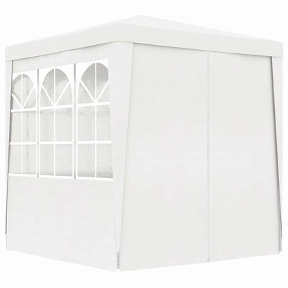vidaXL プロ仕様 パーティーテント 側壁付き 2.5x2.5m ホワイト 90g/m2ホーム&ガーデン 芝&ガーデン アウトドアリビング アウトドアストラクチャー キャノピー・ガゼボ(代引不可)