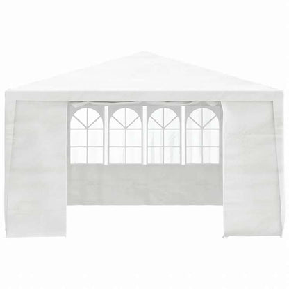 vidaXL プロ仕様 パーティーテント 側壁付き 4x4m ホワイト 90g/m2ホーム&ガーデン 芝&ガーデン アウトドアリビング アウトドアストラクチャー キャノピー・ガゼボ(代引不可)