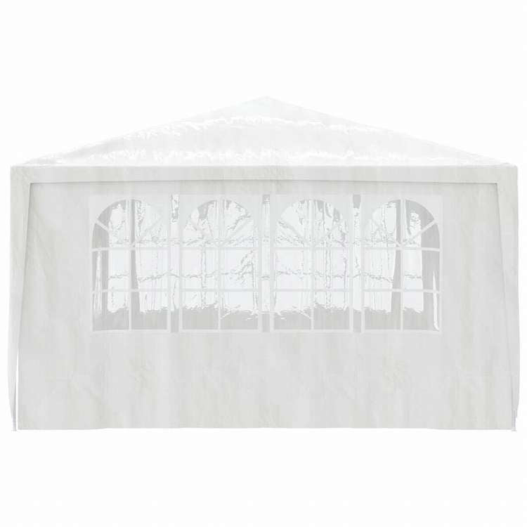 vidaXL プロ仕様 パーティーテント 側壁付き 4x4m ホワイト 90g/m2ホーム&ガーデン 芝&ガーデン アウトドアリビング アウトドアストラクチャー キャノピー・ガゼボ(代引不可)
