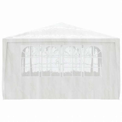vidaXL プロ仕様 パーティーテント 側壁付き 4x4m ホワイト 90g/m2ホーム&ガーデン 芝&ガーデン アウトドアリビング アウトドアストラクチャー キャノピー・ガゼボ(代引不可)