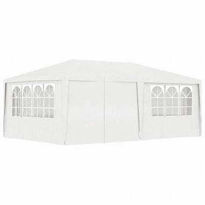 vidaXL プロ仕様 パーティーテント 側壁付き 4x6m ホワイト 90g/m2ホーム&ガーデン 芝&ガーデン アウトドアリビング アウトドアストラクチャー キャノピー・ガゼボ(代引不可)