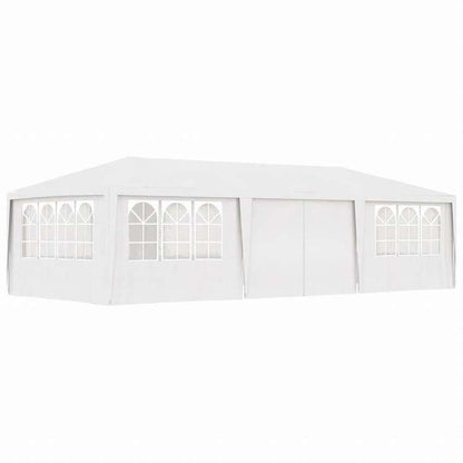 vidaXL プロ仕様 パーティーテント 側壁付き 4x9m ホワイト 90g/m2ホーム&ガーデン 芝&ガーデン アウトドアリビング アウトドアストラクチャー キャノピー・ガゼボ(代引不可)