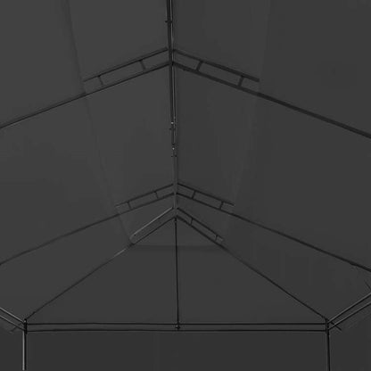 vidaXL ガゼボ カーテン付き 600x298x270cm アントラシートホーム&ガーデン 芝&ガーデン アウトドアリビング アウトドアストラクチャー キャノピー・ガゼボ(代引不可)