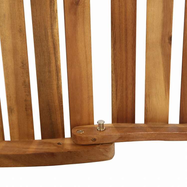 vidaXL サンラウンジャー クッション付き アカシア無垢材 クリーム家具 アウトドア家具 屋外椅子 サンラウンジャー(代引不可)