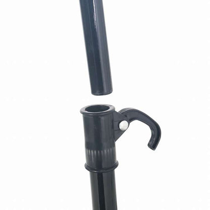 vidaXL 屋外ラウンジベッド パラソル付き ポリラタン製 グレー家具 アウトドア家具 屋外ベッド(代引不可)