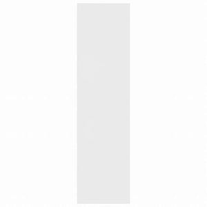 vidaXL ブックキャビネット/間仕切り ホワイト 155x24x160cm エンジニアリングウッド家具 棚 本棚・オープンラック(代引不可)