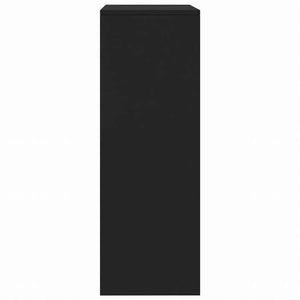 vidaXL 6段引き出し付きサイドボード ブラック 50x34x96cm エンジニアリングウッド家具 キャビネット&収納 サイドボード(代引不可)