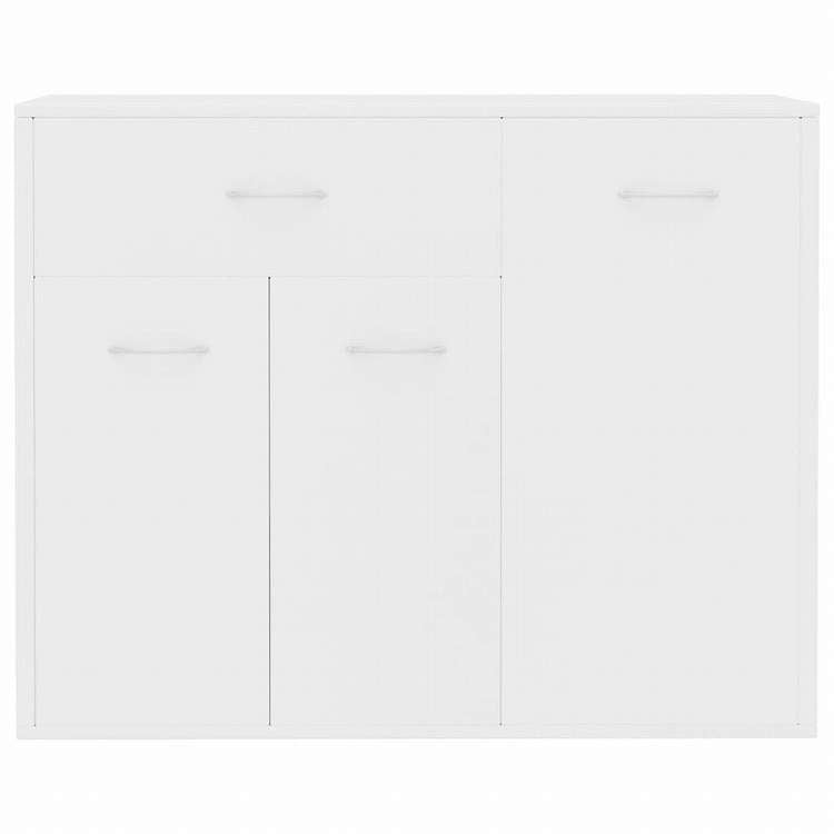 vidaXL サイドボード ホワイト 88x30x70cm エンジニアリングウッド家具 キャビネット&収納 サイドボード(代引不可)