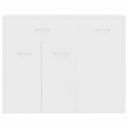 vidaXL サイドボード ホワイト 88x30x70cm エンジニアリングウッド家具 キャビネット&収納 サイドボード(代引不可)