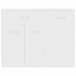 vidaXL サイドボード ホワイト 88x30x70cm エンジニアリングウッド家具 キャビネット&収納 サイドボード(代引不可)