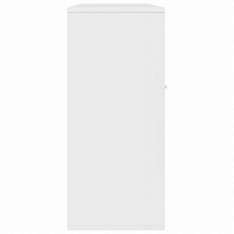 vidaXL サイドボード ホワイト 88x30x70cm エンジニアリングウッド家具 キャビネット&収納 サイドボード(代引不可)