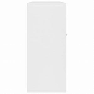 vidaXL サイドボード ホワイト 88x30x70cm エンジニアリングウッド家具 キャビネット&収納 サイドボード(代引不可)