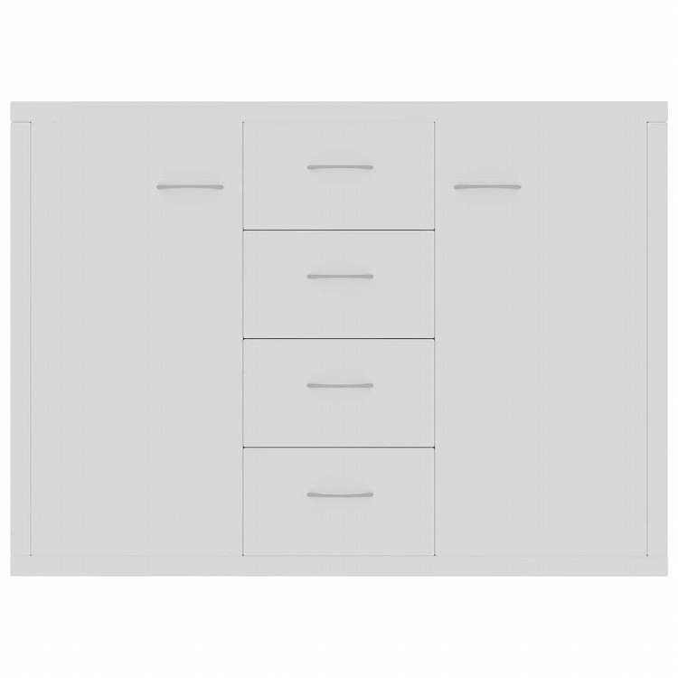 vidaXL サイドボード ホワイト 88x30x65cm エンジニアリングウッド家具 キャビネット&収納 サイドボード(代引不可)