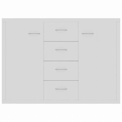 vidaXL サイドボード ホワイト 88x30x65cm エンジニアリングウッド家具 キャビネット&収納 サイドボード(代引不可)