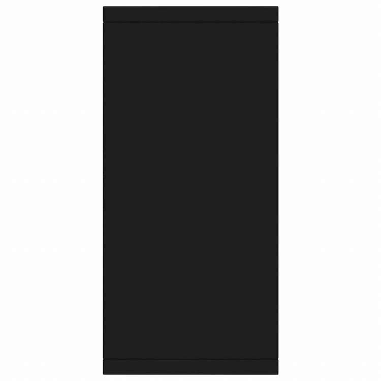 vidaXL サイドボード ブラック 88x30x65cm エンジニアリングウッド家具 キャビネット&収納 サイドボード(代引不可)