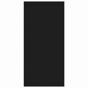 vidaXL サイドボード ブラック 88x30x65cm エンジニアリングウッド家具 キャビネット&収納 サイドボード(代引不可)