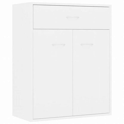 vidaXL サイドボード 白色 60x30x75cm パーティクルボード家具 キャビネット&収納 サイドボード(代引不可)