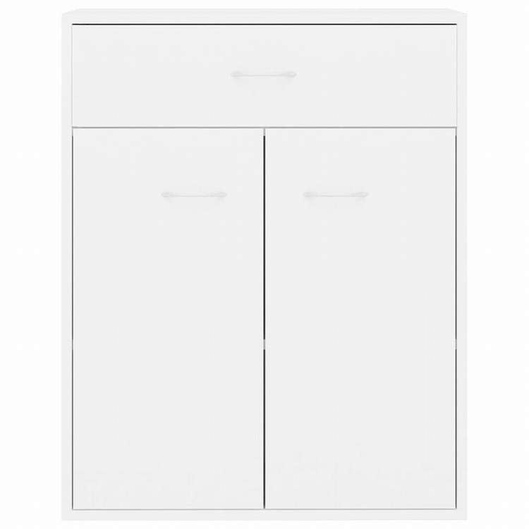 vidaXL サイドボード 白色 60x30x75cm パーティクルボード家具 キャビネット&収納 サイドボード(代引不可)