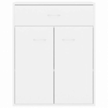 vidaXL サイドボード 白色 60x30x75cm パーティクルボード家具 キャビネット&収納 サイドボード(代引不可)