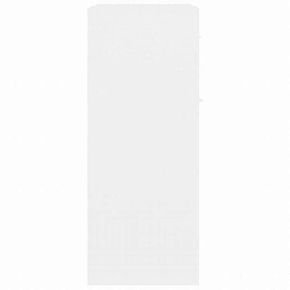 vidaXL サイドボード 白色 60x30x75cm パーティクルボード家具 キャビネット&収納 サイドボード(代引不可)