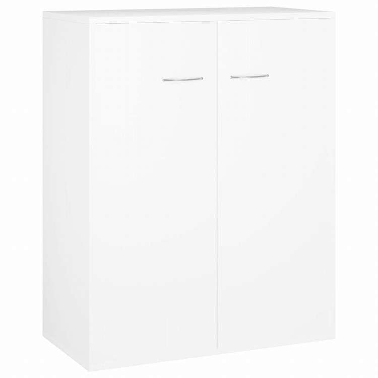 vidaXL サイドボード 白色 60x30x75cm パーティクルボード家具 キャビネット&収納 サイドボード(代引不可)