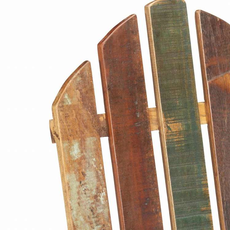 vidaXL ガーデンロッキングチェア 無垢の再生木材家具 チェア ロッキングチェア(代引不可)