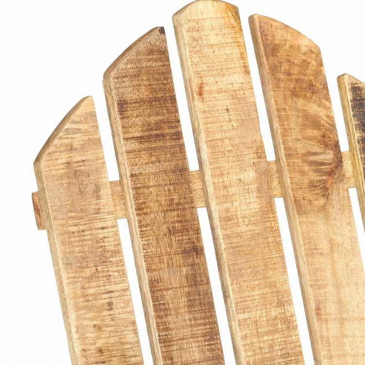 vidaXL ガーデンロッキングチェア マンゴー無垢材家具 チェア ロッキングチェア(代引不可)