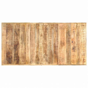 vidaXL ダイニングテーブル 180x90x76cm マンゴー無垢材 (粗目)家具 テーブル キッチン・ダイニングルームテーブル(代引不可)