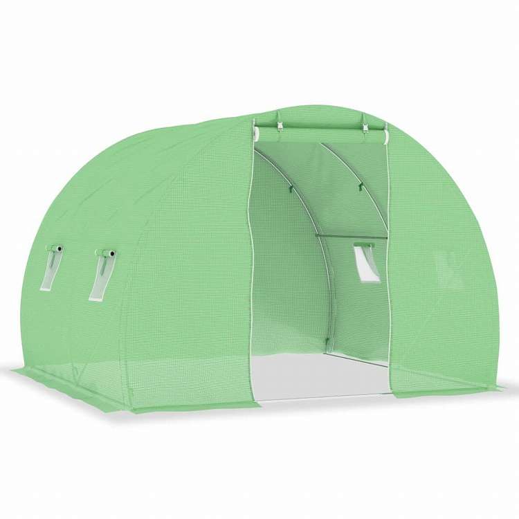 vidaXL 温室 6m2 3x2x2mホーム&ガーデン 芝&ガーデン ガーデニング グリーンハウス・温室(代引不可)