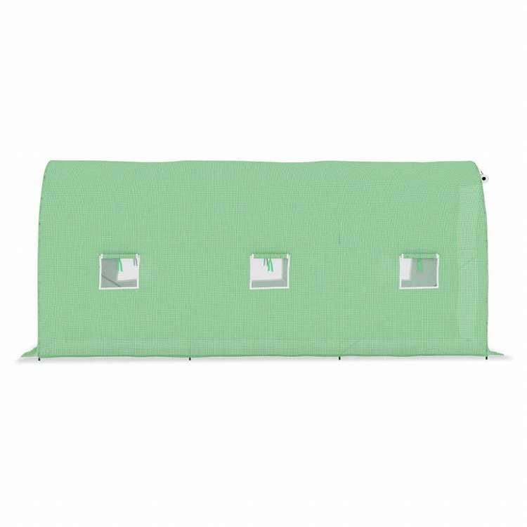 vidaXL 温室 9m2 4.5x2x2mホーム&ガーデン 芝&ガーデン ガーデニング グリーンハウス・温室(代引不可)